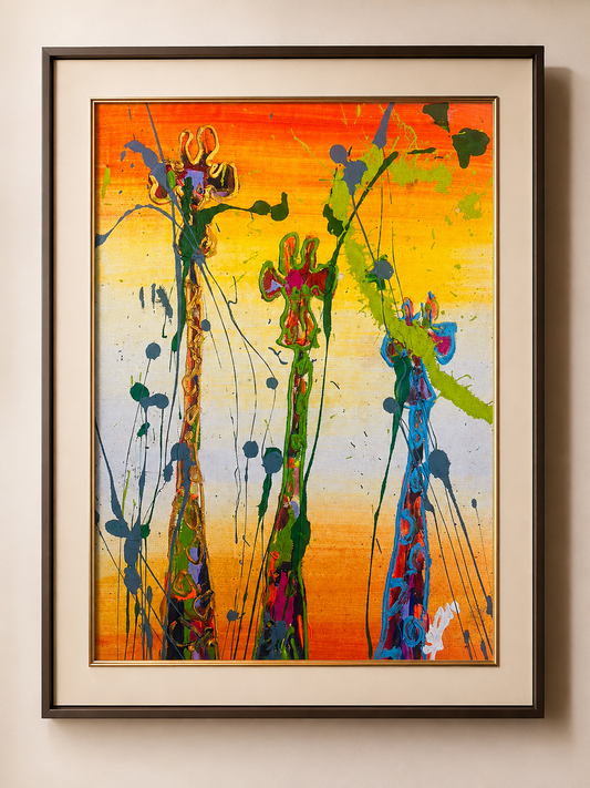 Giraffes in Colour